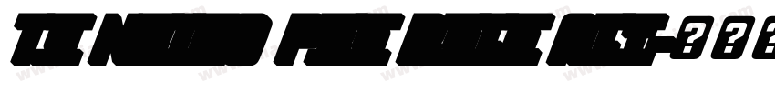 Tu NninG Pro Bold Alt字体转换